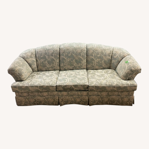 Used Vintage/Antique Paisley Green 3+ Seater Sofa for sale on AptDeco