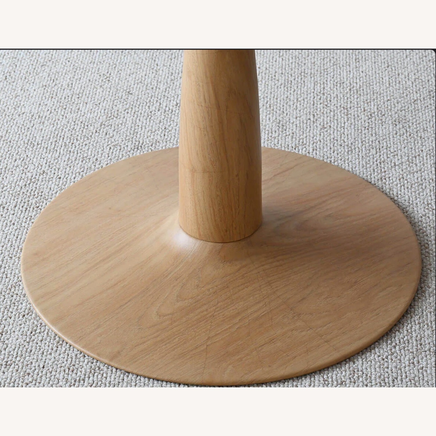 Wayfair 34.5" Round Dining Table W 4 Grey Chairs - image-5