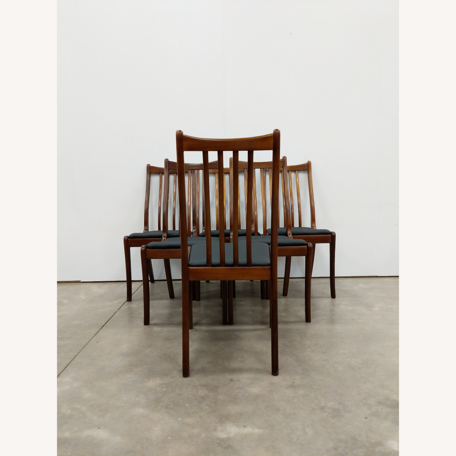 Set of 6 Vintage Mid Century Modern Dining Chairs - image-3