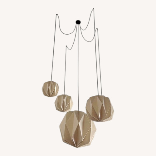 Used Custom Lantern Double Height Ceiling Chandelier  for sale on AptDeco