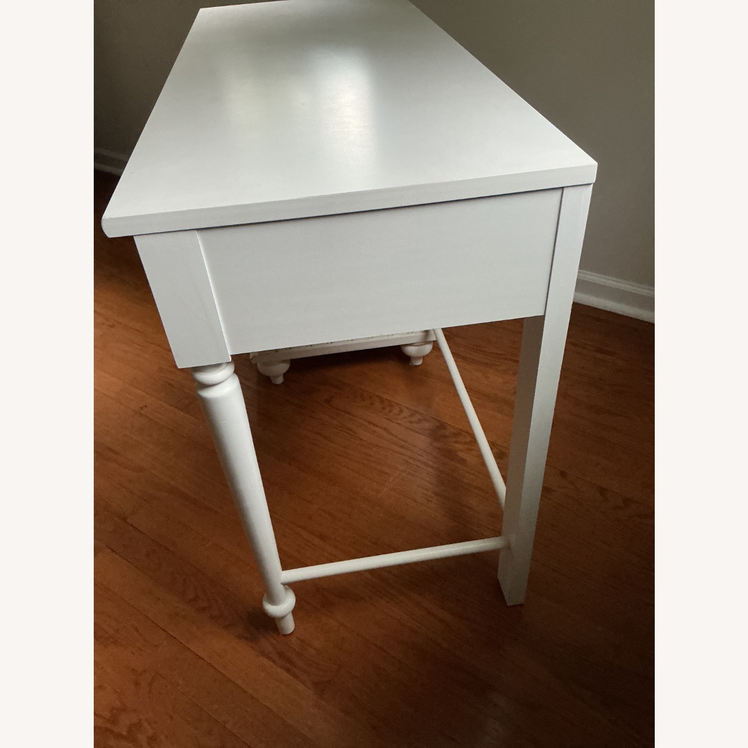 Stanley Furniture White Wood Desk - image-3