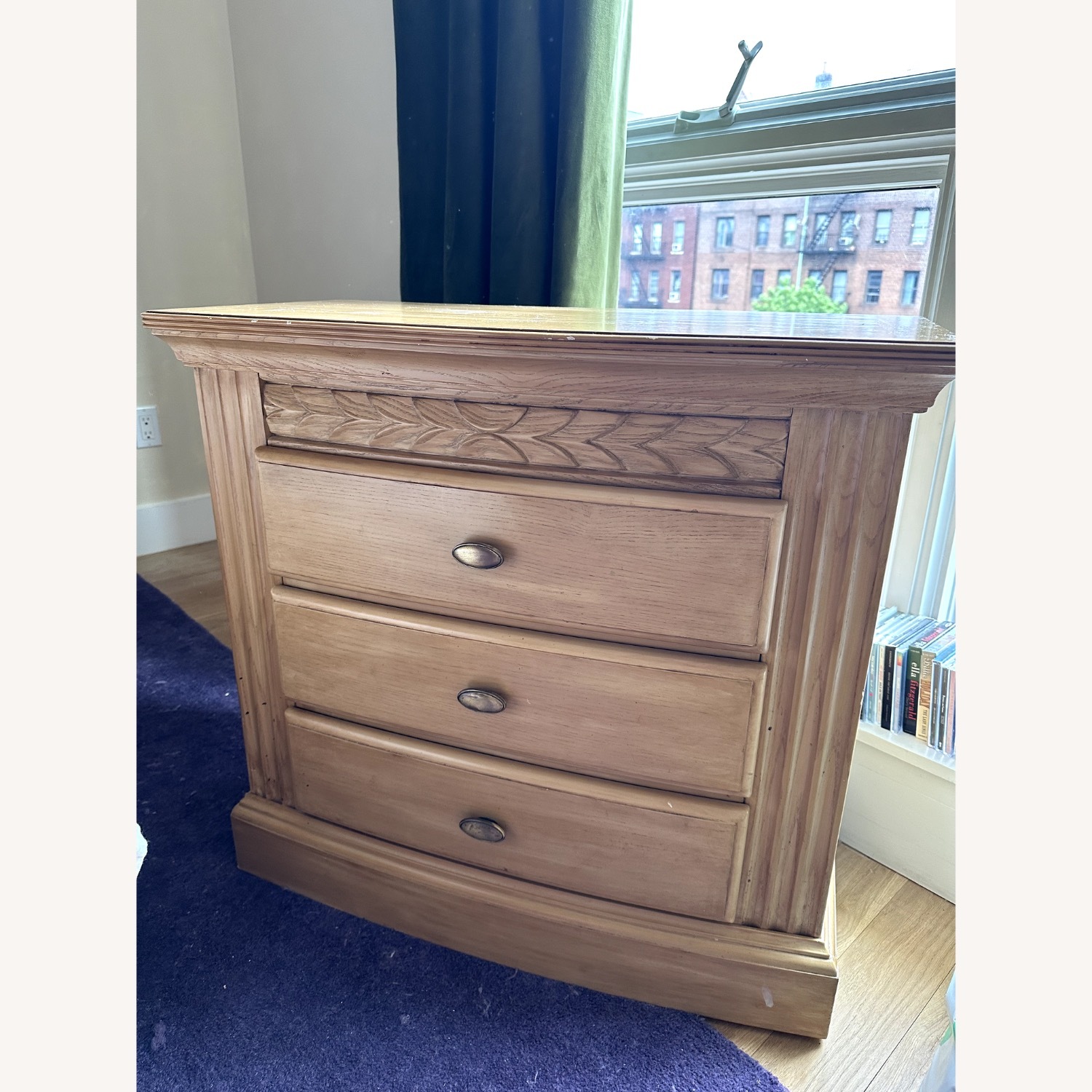 Light Brown Wood Dresser - image-2