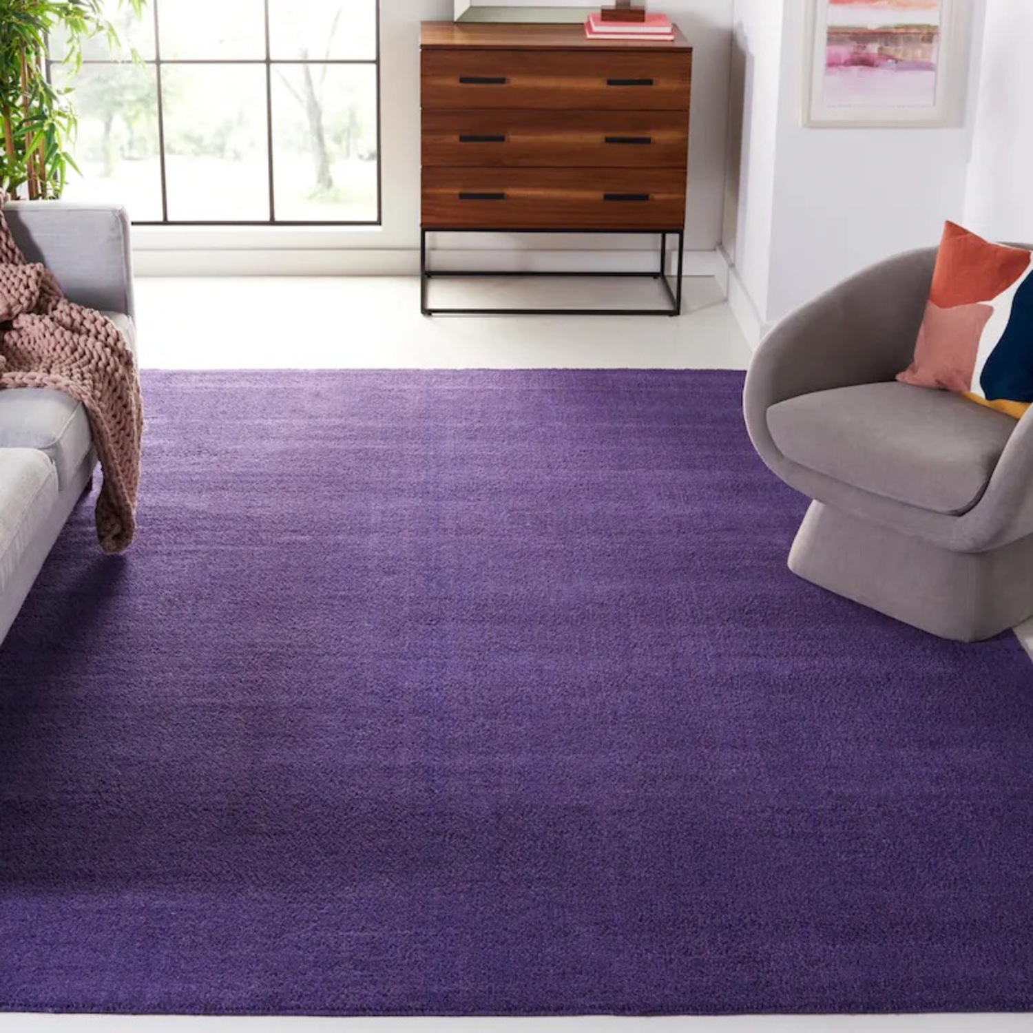 Safavieh Purple Area Rug 8' x 8' - image-2