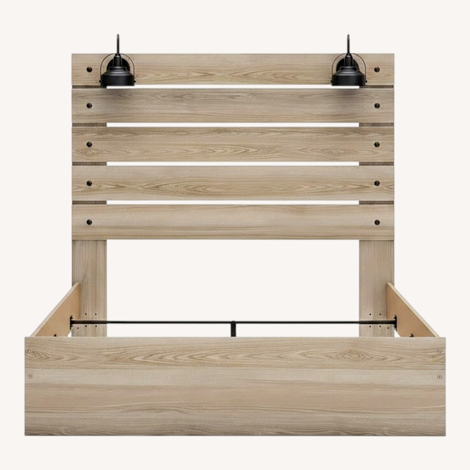 Ashley Furniture Modern Light Oak Queen Bed - image-0