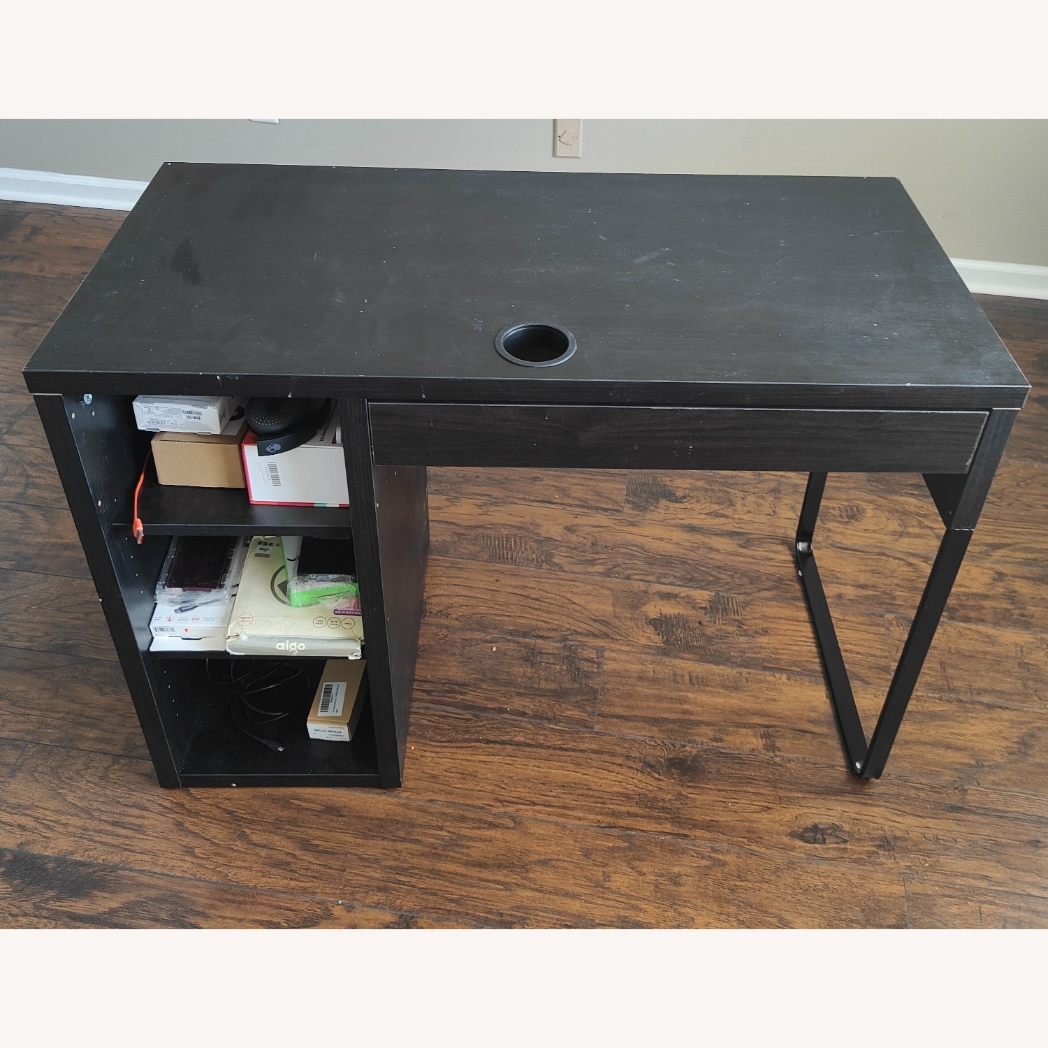 IKEA MICKE Desk (Black-Brown)  - image-5