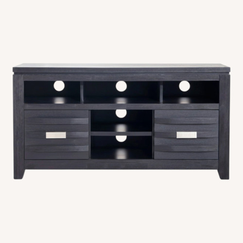 Used Bob's Discount Furniture Elevations Black Media Storage for sale on AptDeco