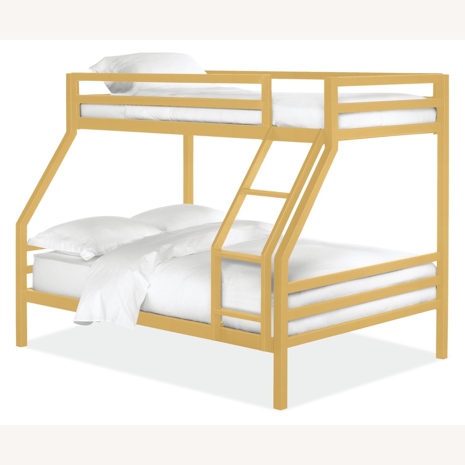 Room & Board Twin Over Full Bunk Bed Gold  - image-1