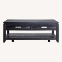Bob's Discount Furniture Elevations Charcoal Storage Coffee Table