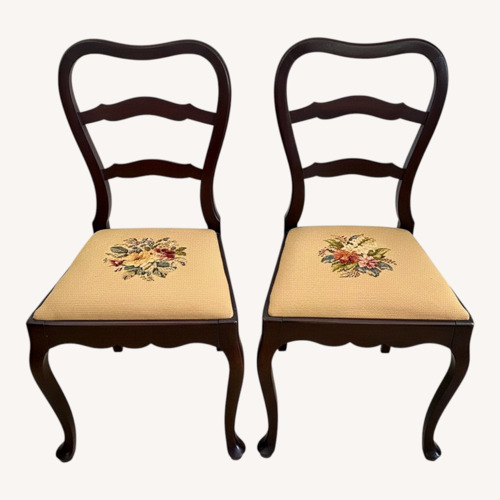 Used Vintage/Antique Natural Wood Accent Chairs for sale on AptDeco