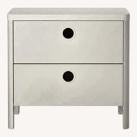 IKEA BUSUNGE White Nightstand