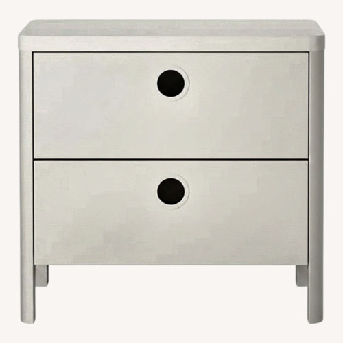 Used IKEA BUSUNGE White Nightstand for sale on AptDeco