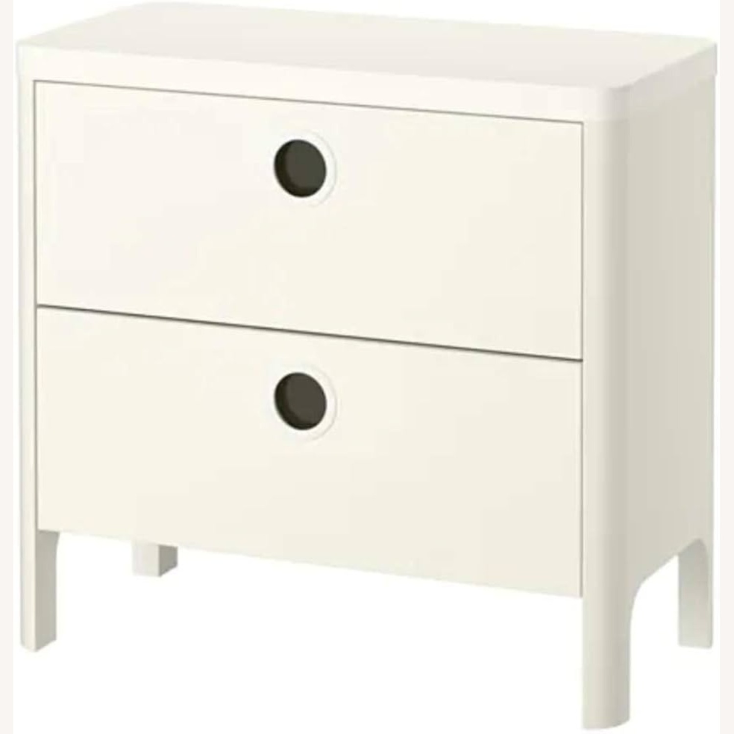 IKEA BUSUNGE White Nightstand - image-6