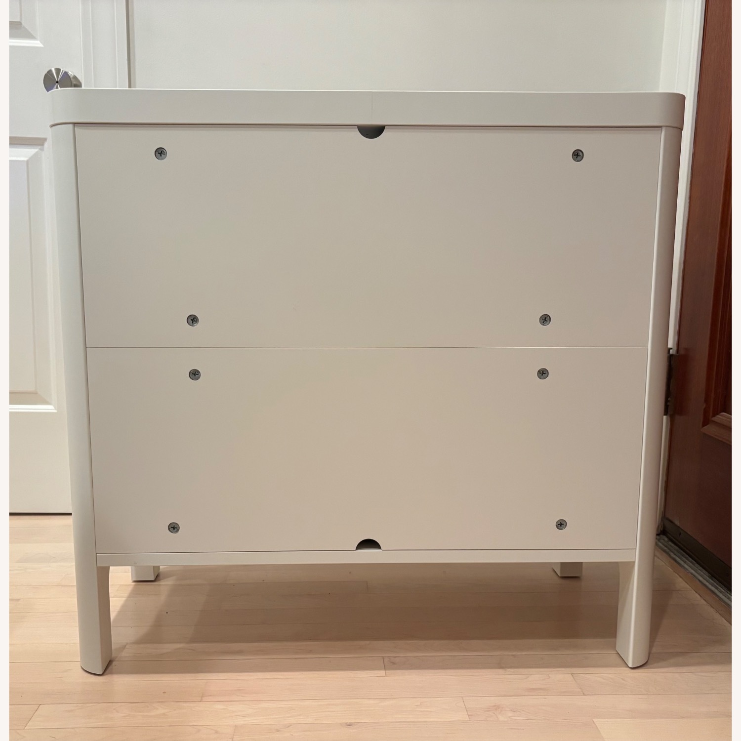 IKEA BUSUNGE White Nightstand - image-4