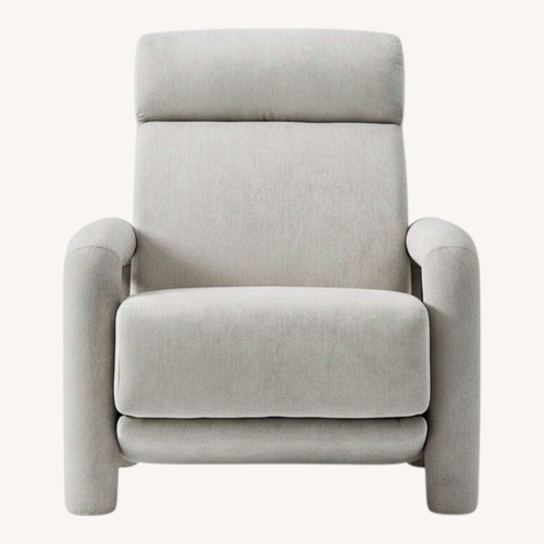 Used West Elm Inez  Light Gray Recliner for sale on AptDeco