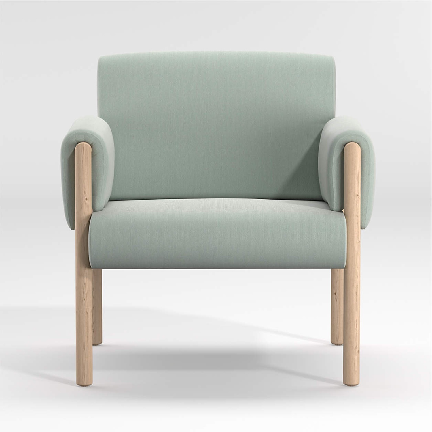 Diderot Wooden Upholstered Accent Chair - image-6