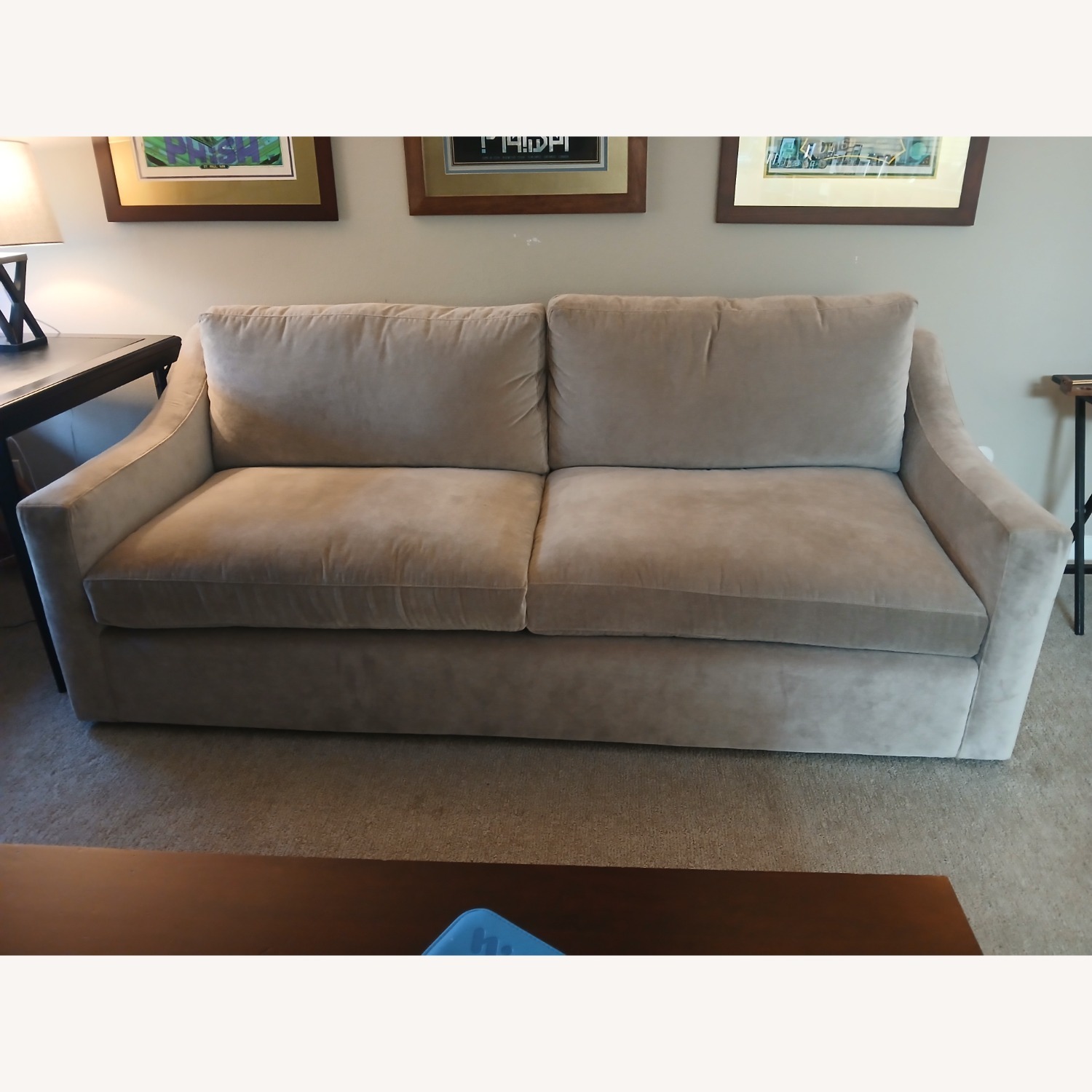 Arhaus Ashby Sofa, Votive Otter Fabric - image-1