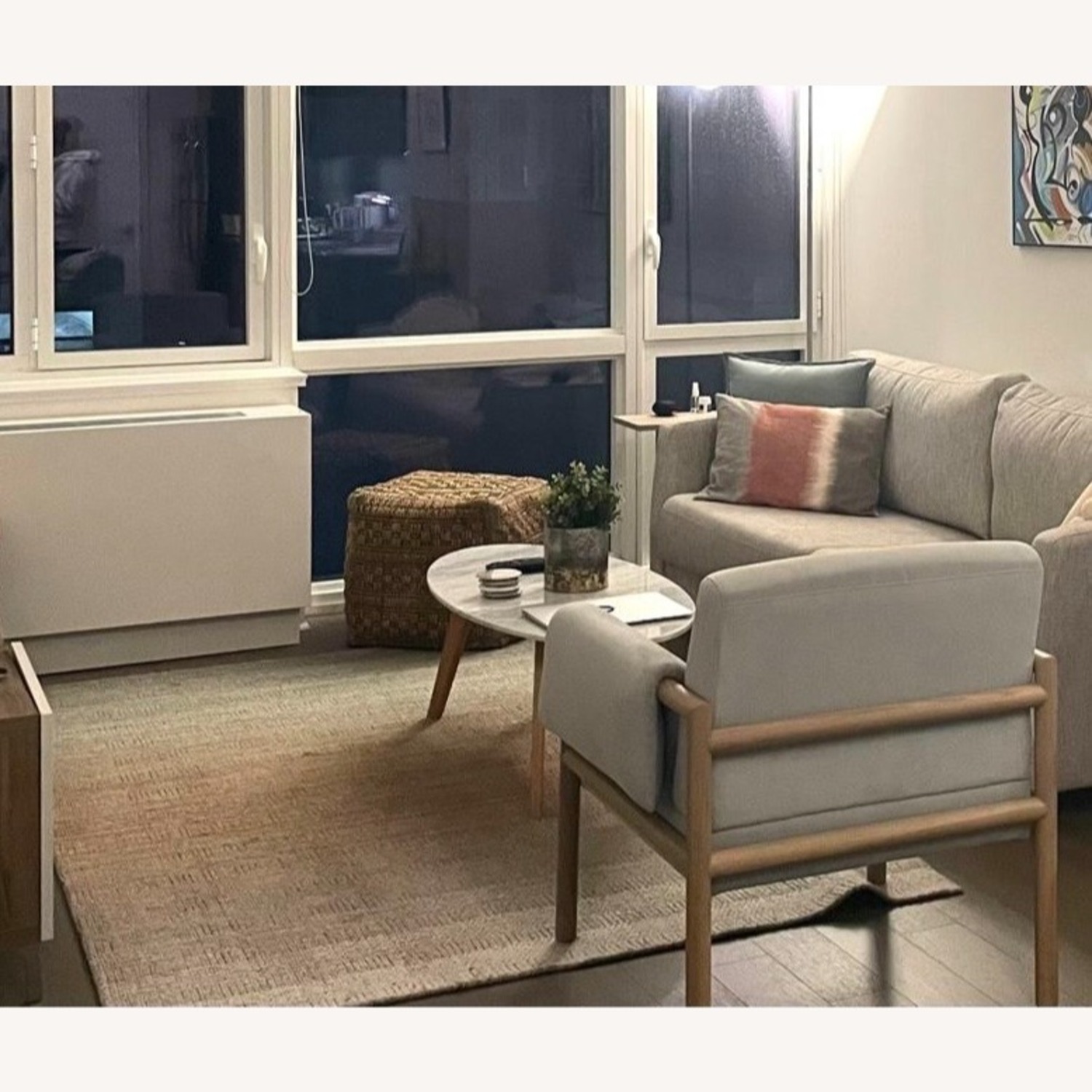 Crate & Barrel Area Rug 5' x 8' - image-2
