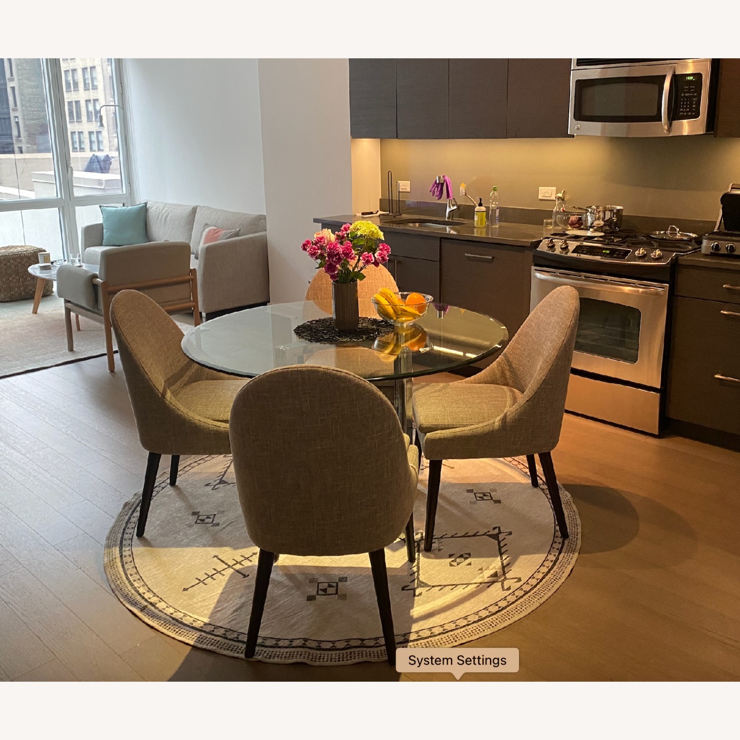 Macy's Everly Light Gray Dining Chairs - image-0