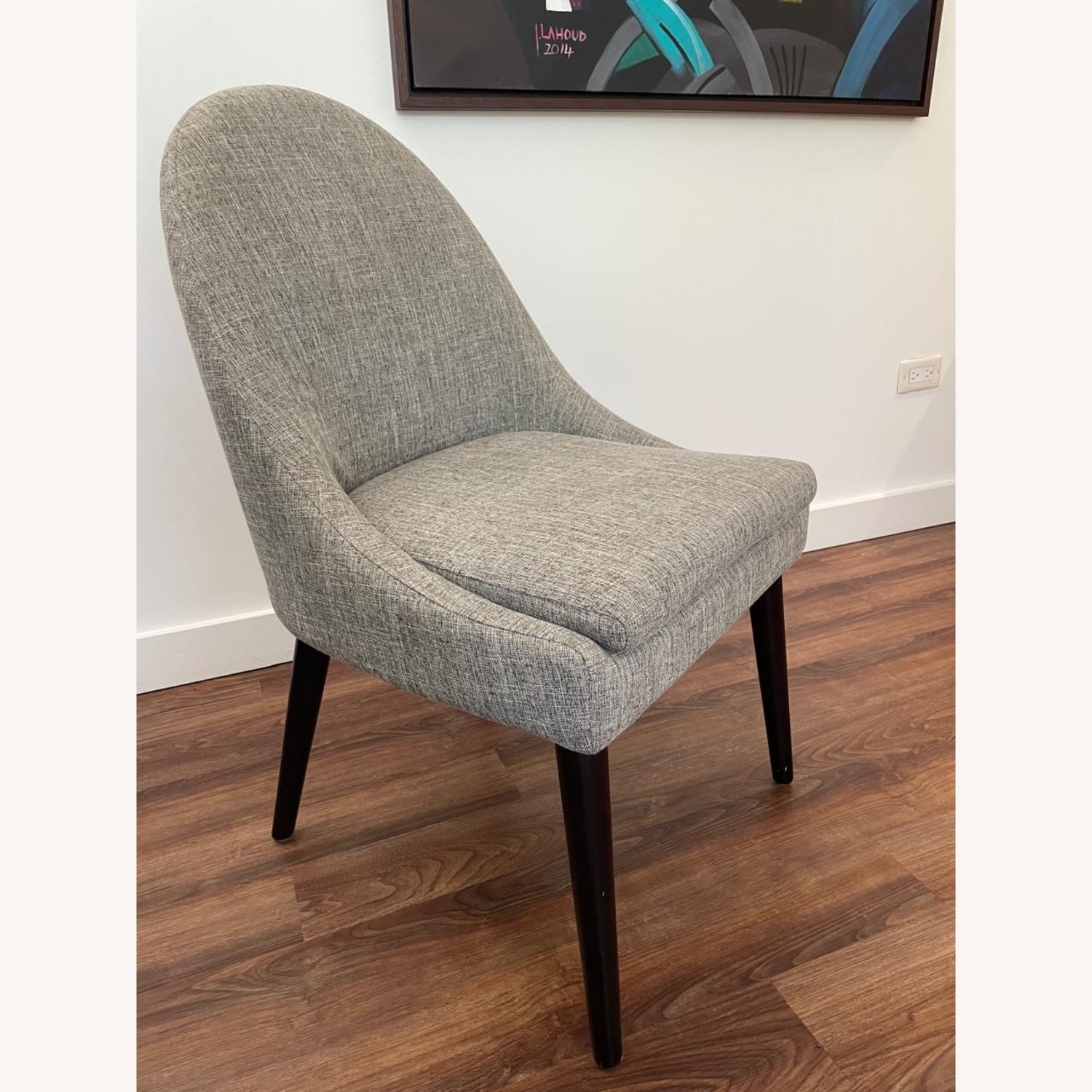 Macy's Everly Light Gray Dining Chairs - image-3