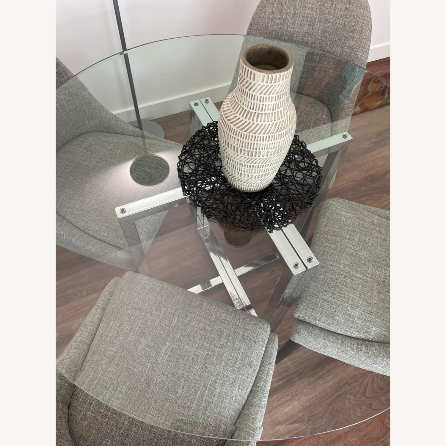 Macy's Everly Light Gray Dining Chairs - image-2
