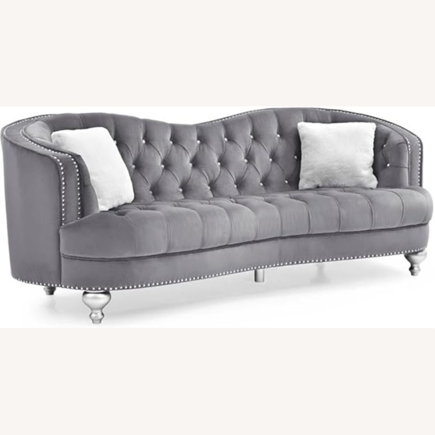 Light Gray 3+ Seater Sofa - image-6