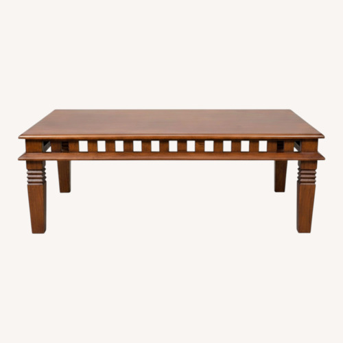 Used Vintage Indonesian Teak Coffee Table for sale on AptDeco