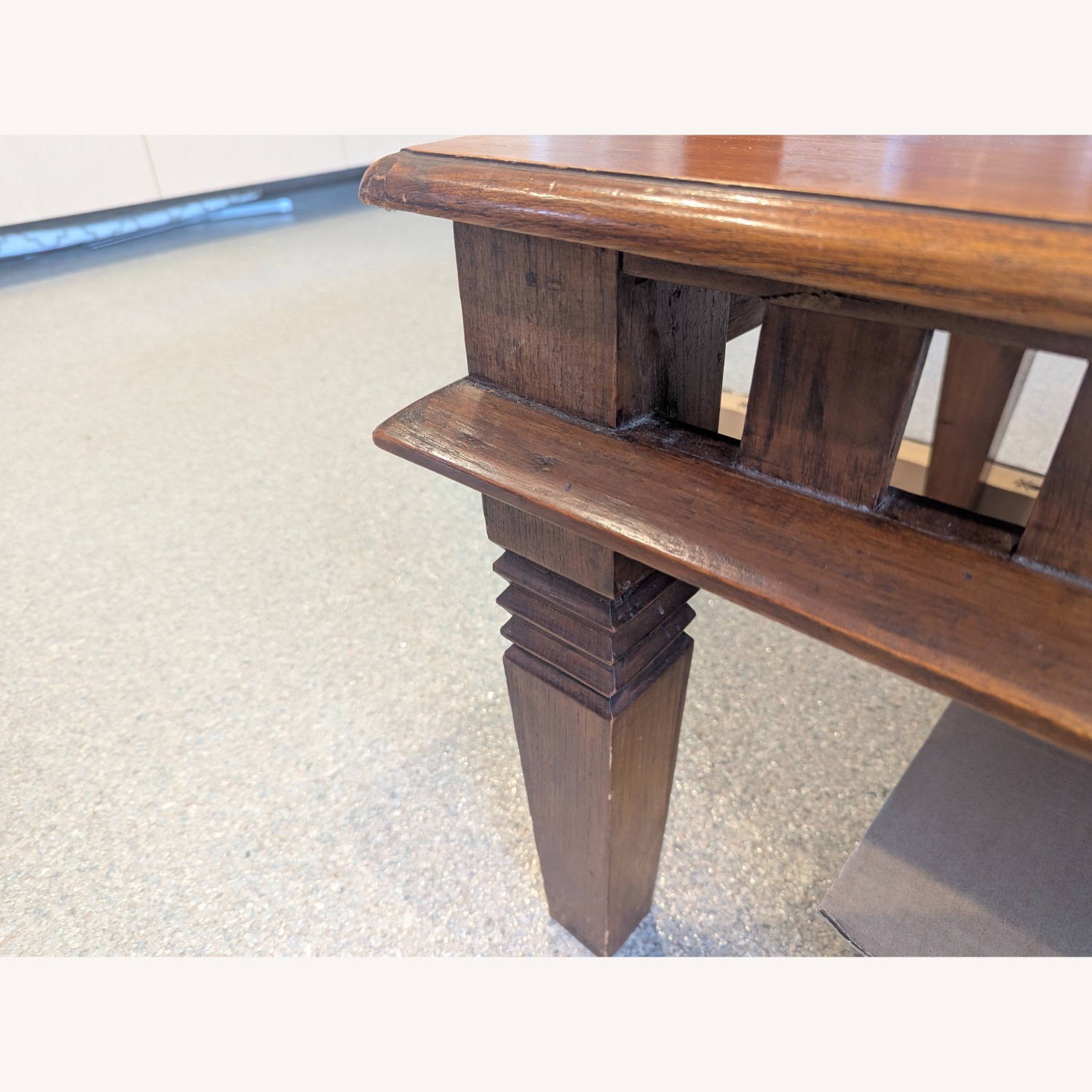 Vintage Indonesian Teak Coffee Table - image-3