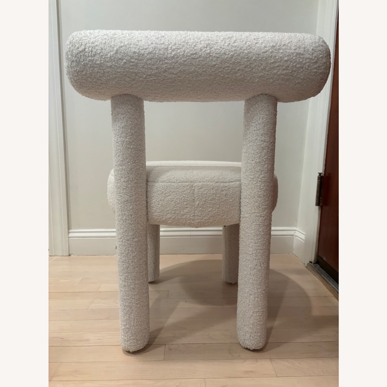 TOV Furniture Carmel White Boucle Dining Chair - image-4