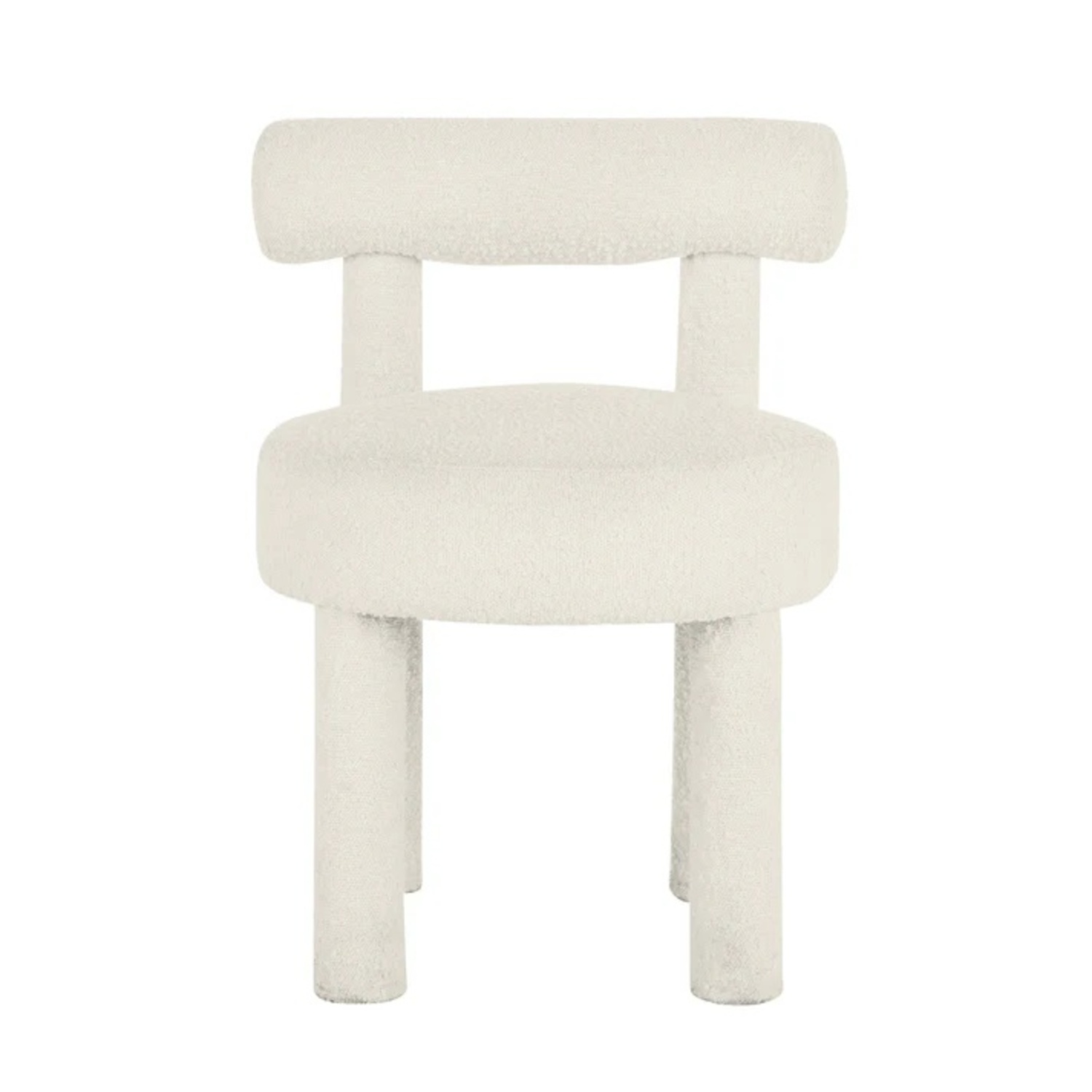 TOV Furniture Carmel White Boucle Dining Chair - image-6