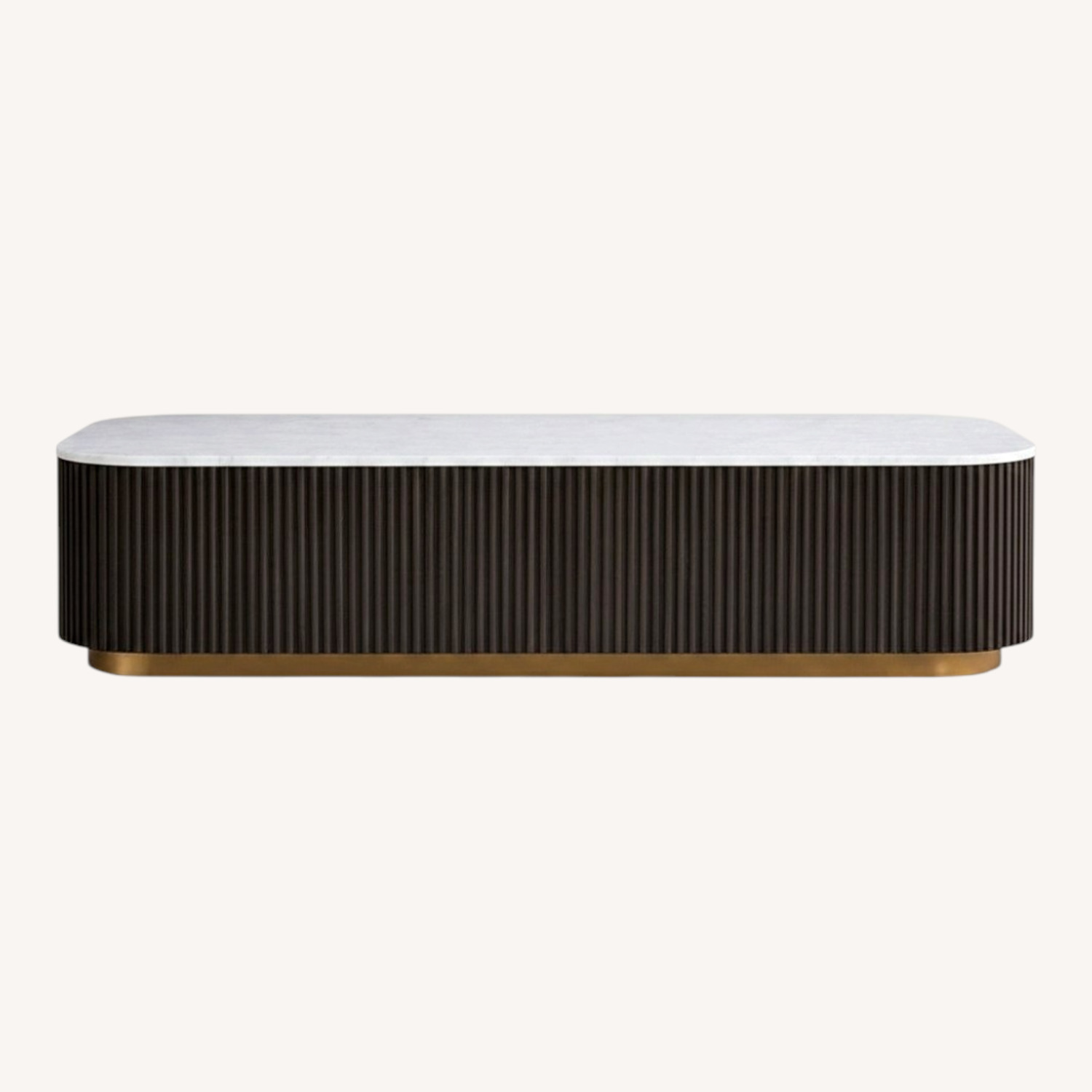 Arhaus Finnley Dark Brown Wood Coffee Table - image-0