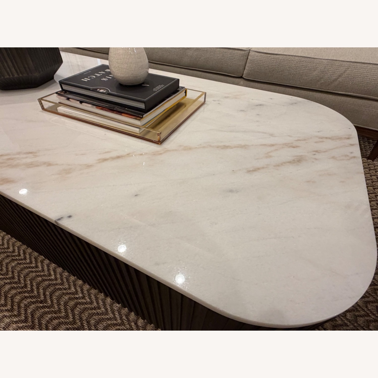 Arhaus Finnley Dark Brown Wood Coffee Table - image-5