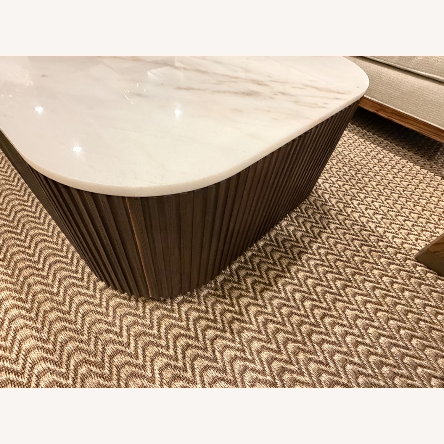 Arhaus Finnley Dark Brown Wood Coffee Table - image-6
