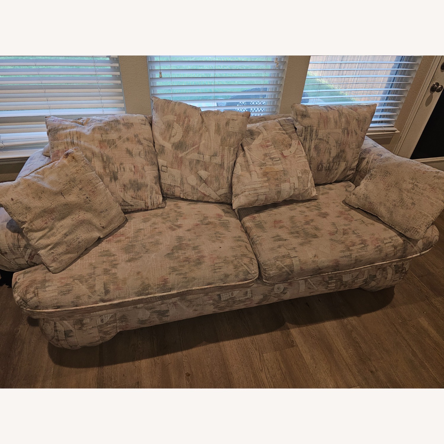 Ashley Furniture Natural Sleeper Sofa - image-1