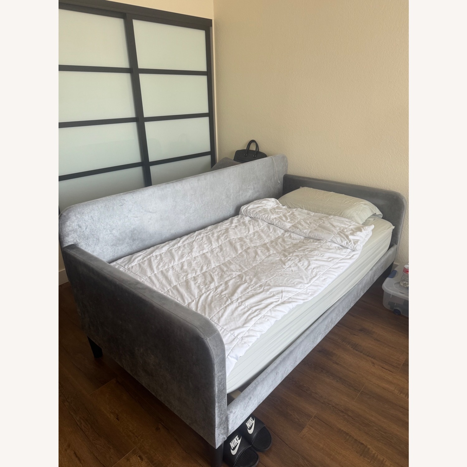 Mercury Row Light Gray Daybed - image-1
