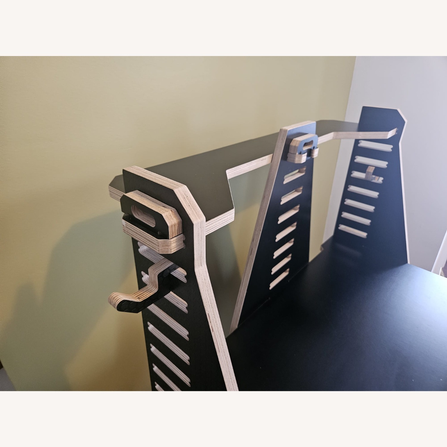 WFH Black Wood Desk - image-8