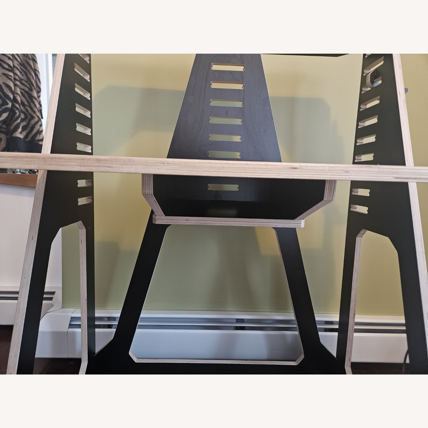 WFH Black Wood Desk - image-2