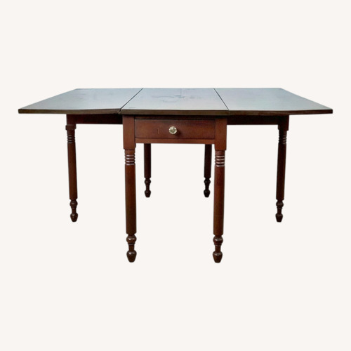 Used American Empire-Style Walnut Drop-Leaf Table for sale on AptDeco