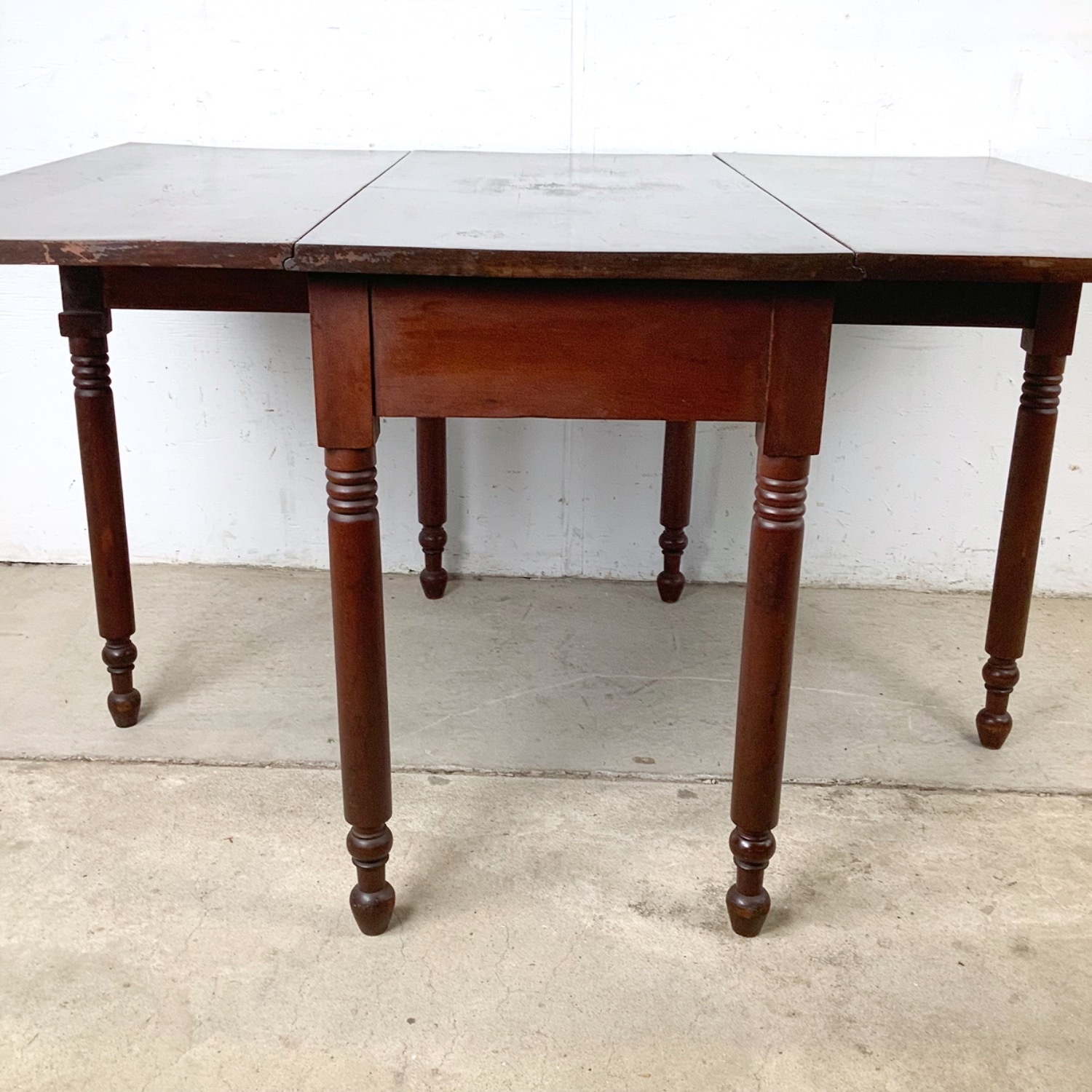 American Empire-Style Walnut Drop-Leaf Table - image-15