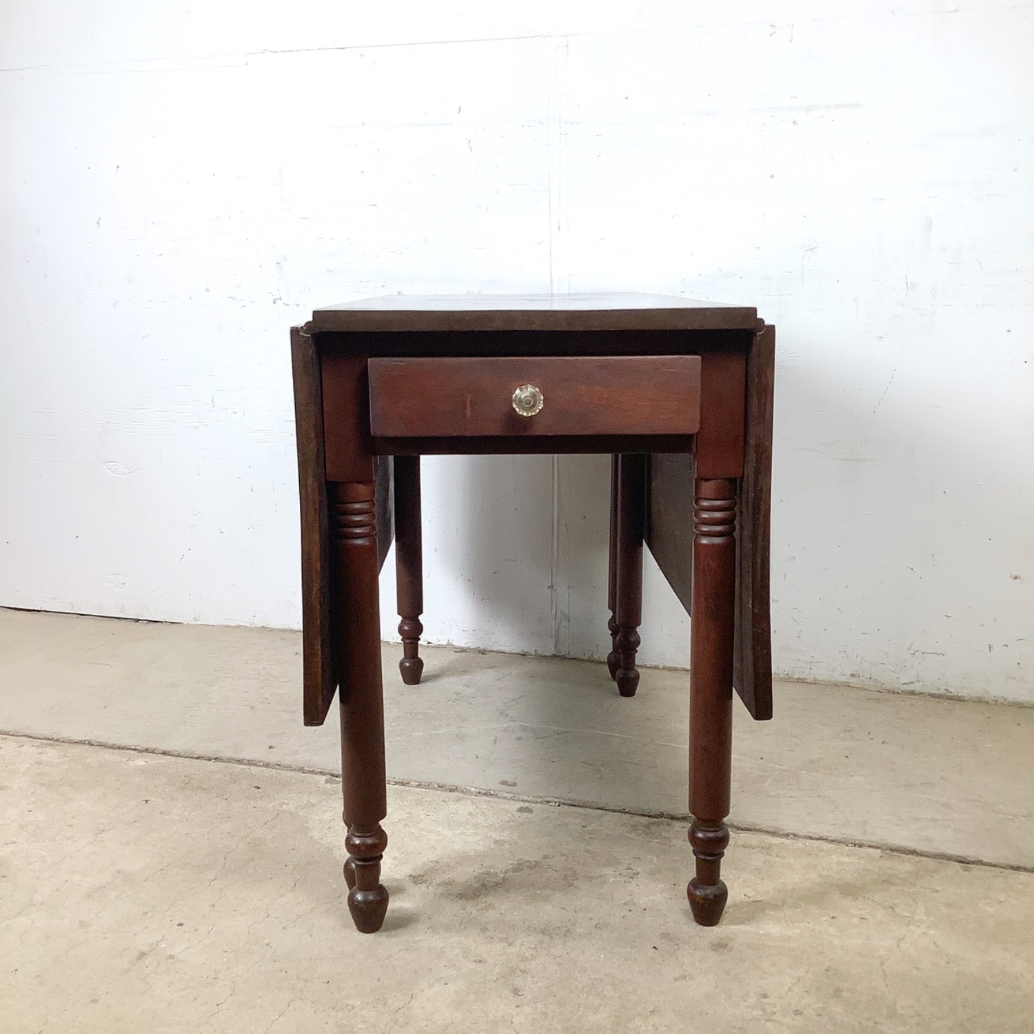 American Empire-Style Walnut Drop-Leaf Table - image-20
