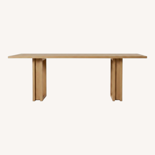 Used Four Hands Carmel Mango Wood Dining Table for sale on AptDeco
