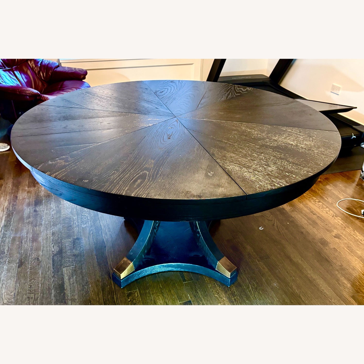 Restoration Hardware Addison Round Extension Table - image-1