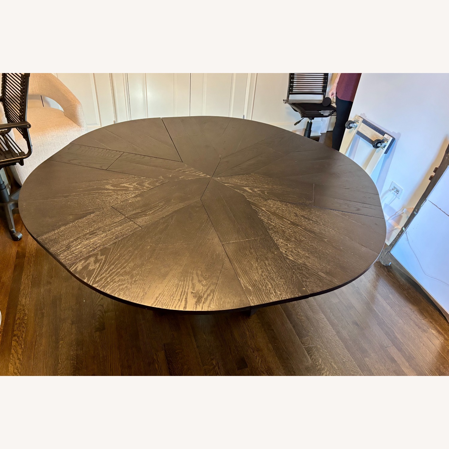 Restoration Hardware Addison Round Extension Table - image-3
