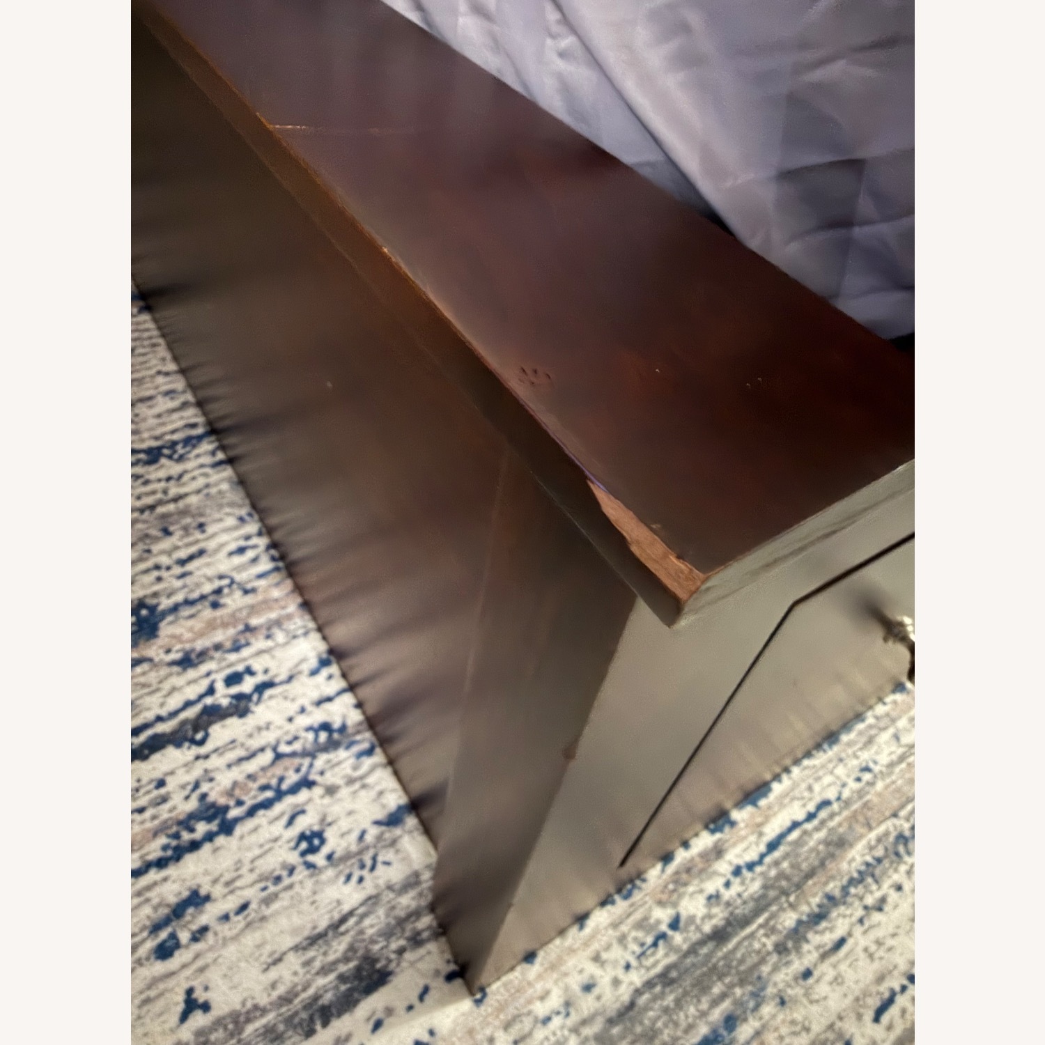Simply Amish Dark Brown Wood King Bed - image-7