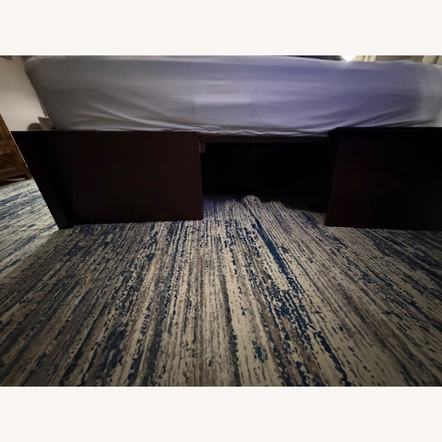 Simply Amish Dark Brown Wood King Bed - image-5