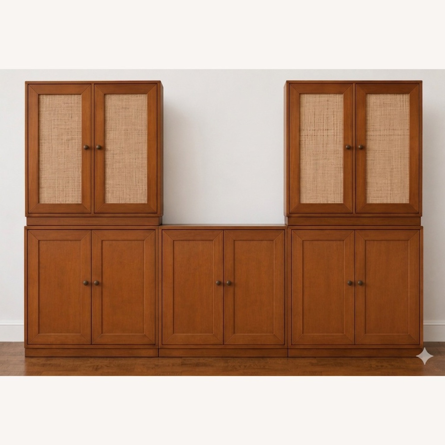 Wall System (Five Pieces) Chestnut but Paintable - image-6