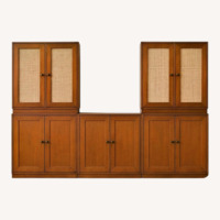 Wall System (Five Pieces) Chestnut but Paintable