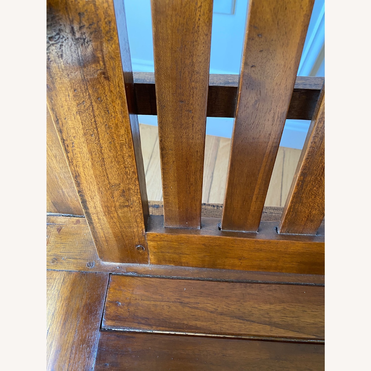 Javanese Indonesian Style Jati Wood Armchair - image-5