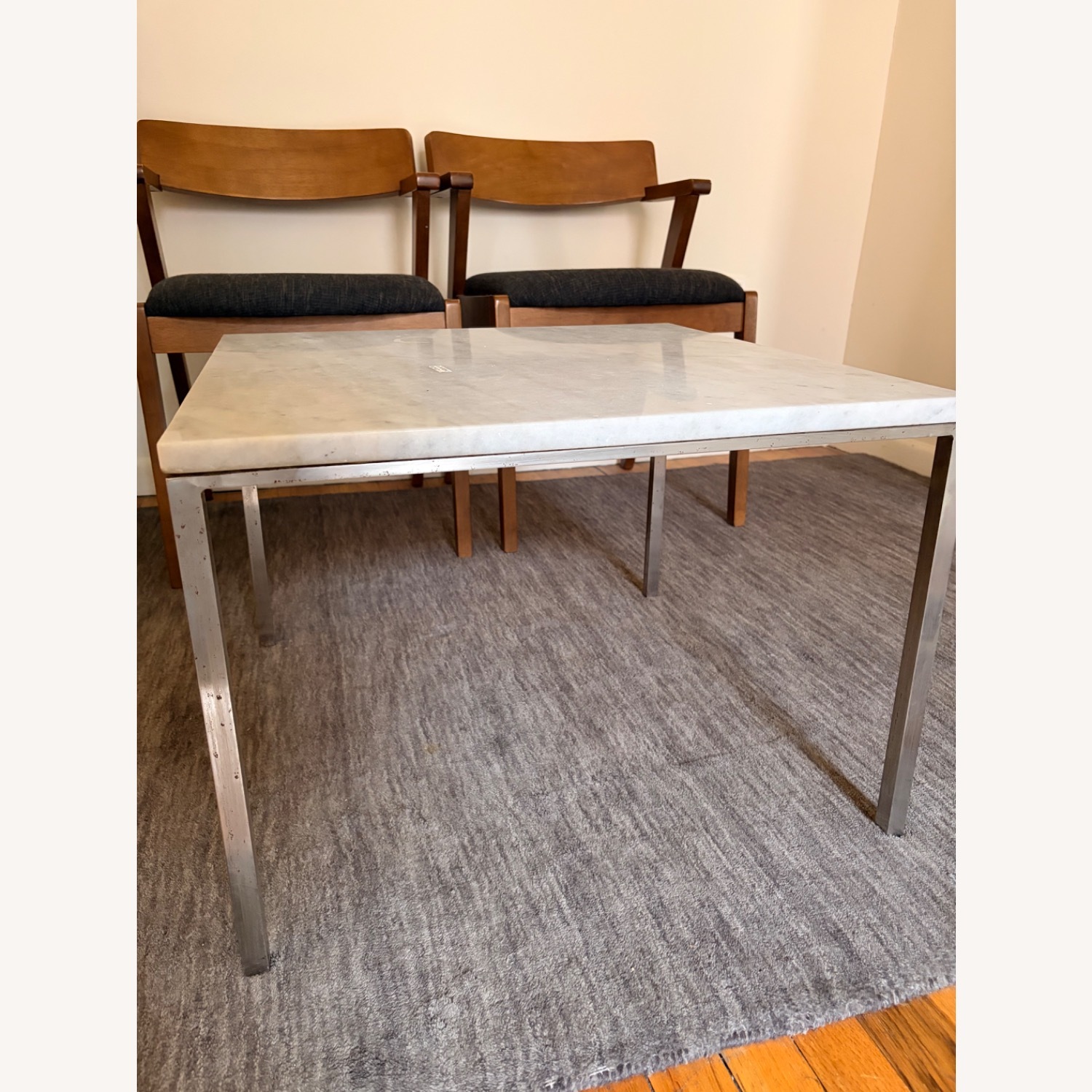 Organic Modernism White Marble Coffee Table - image-2