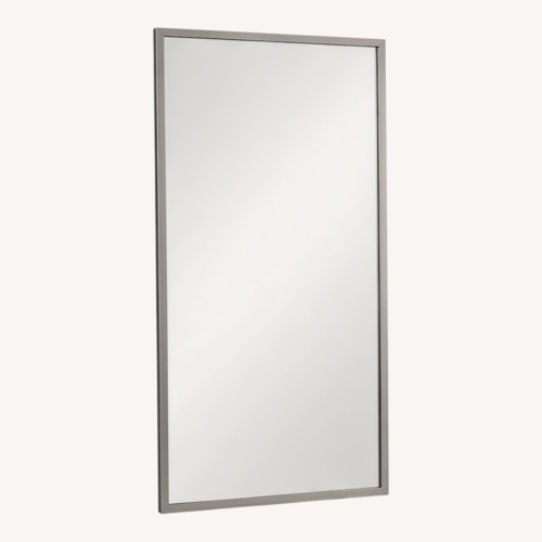 Used Room & Board Silver Metal Floor Mirror for sale on AptDeco