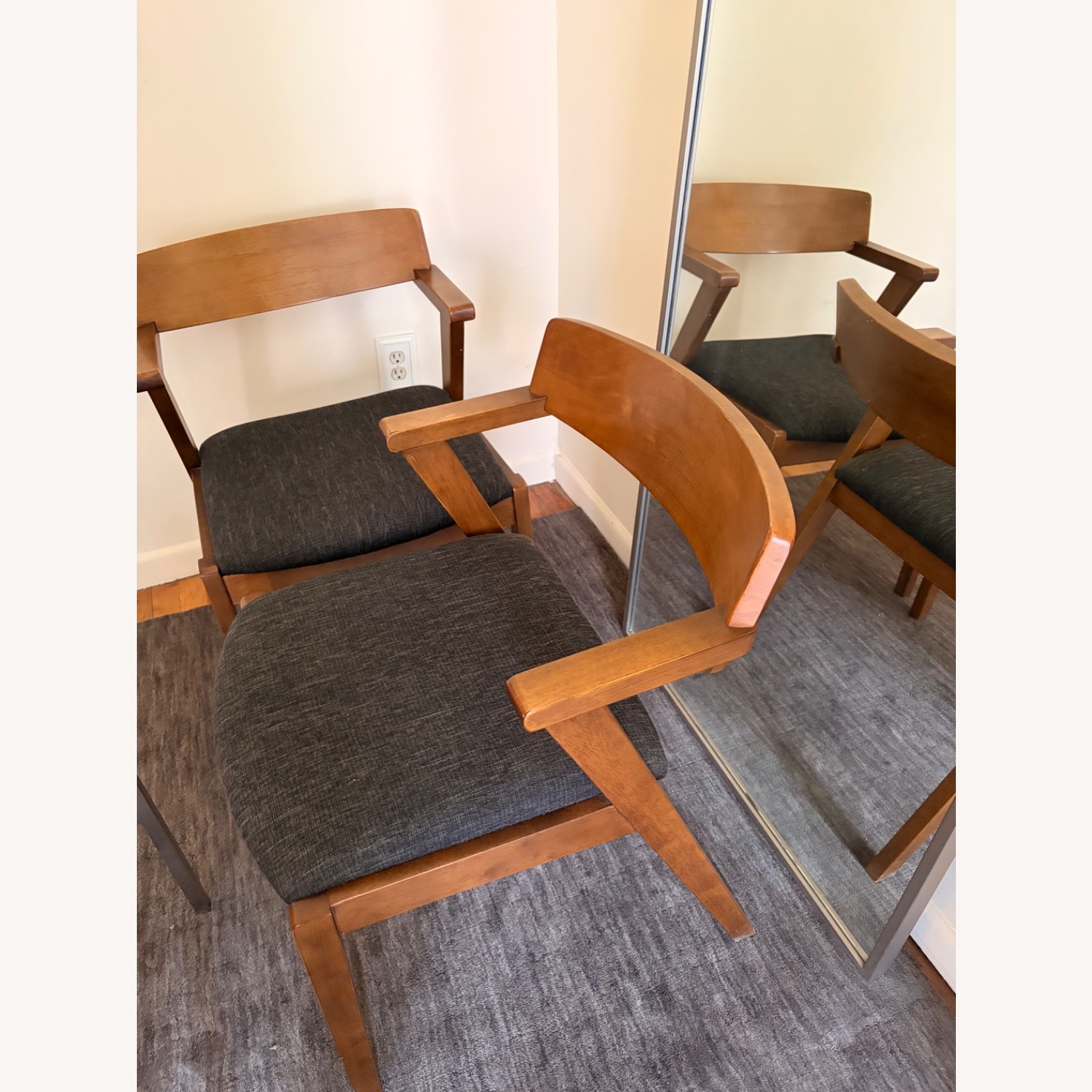 Article Natural Wood Dining Chairs - image-2